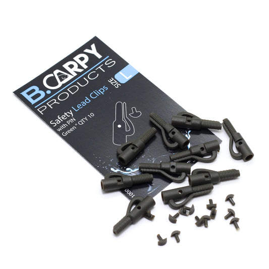 Safety Lead Clips with PIN - Green